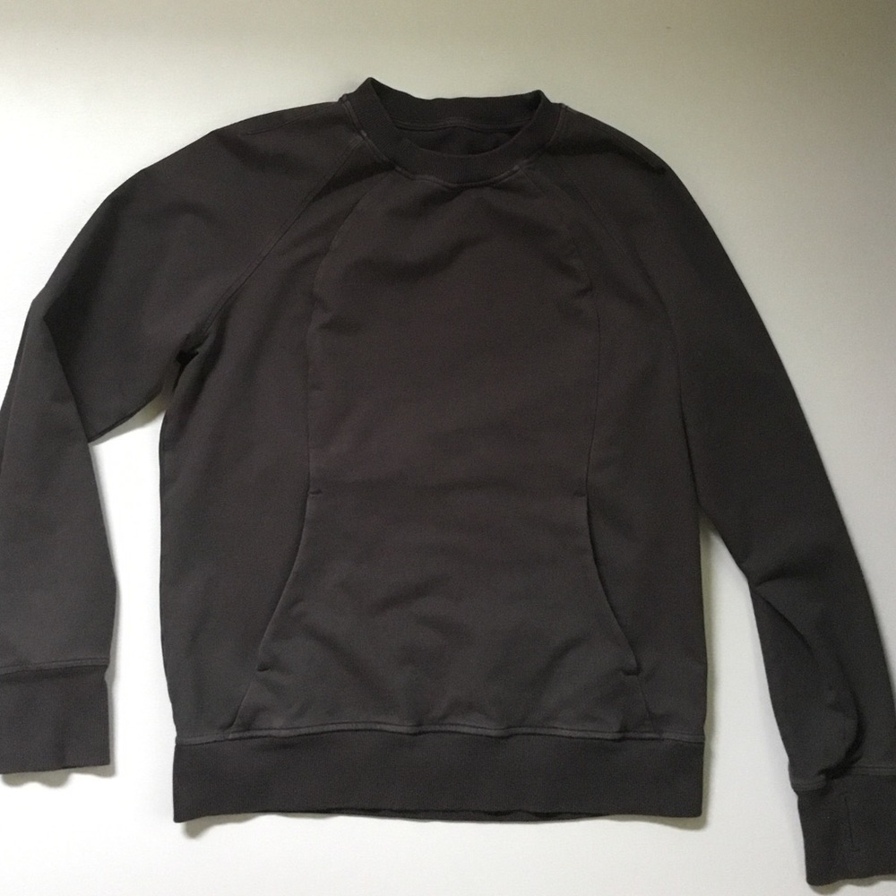 Lululemon Crew Neck Pullover Sweatshirt Kangaroo Pockets